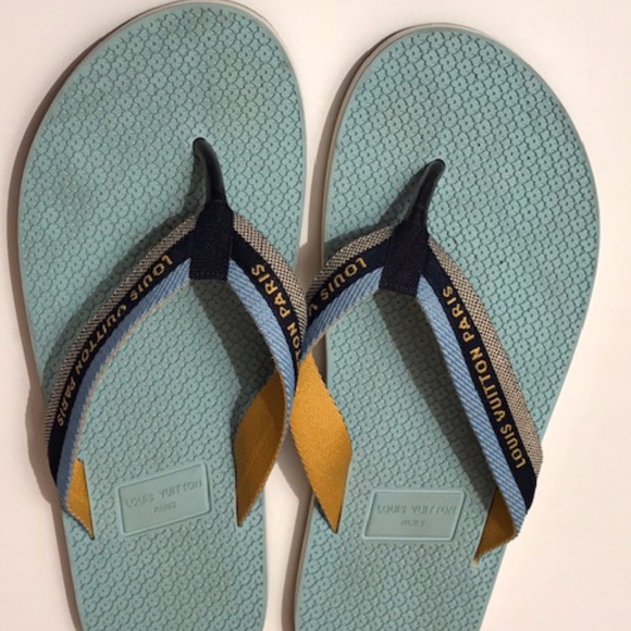 Vintage Men's Louis Vuitton Thong Flip Flops - Picture 2 of 7